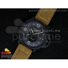 PAM438 O DLC ZF 1:1 Best Edition on Brown Asso Strap P9001/B