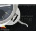 PAM392 O Ladies SS Black Dial on Black Leather Strap P9000