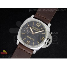 PAM422 Black Dial on Brown Lether Strap A6497