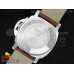 PAM049 F V6F 1:1 Best Edition White Dial on Brown Leather Strap A7750