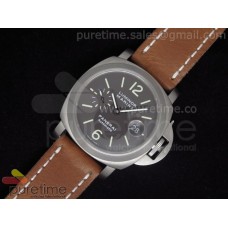 PAM240 Titanium Brown Dial on Brown Leather Strap A7750