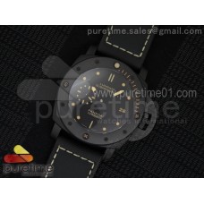 PAM508 P V6F 1:1 Best Edition Real Ceramic on Black Kevlar Diving Strap P9000