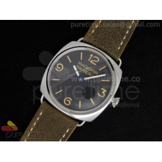 PAM379(SS) Brown Dial on Brown Leather Strap A6497