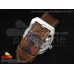 PAM448 O ZF 1:1 Best Edition on Thick Brown Leather Strap P.3000 Super Clone V2