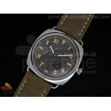 PAM448 SS Brown Dial on Brown Leather Strap A6497